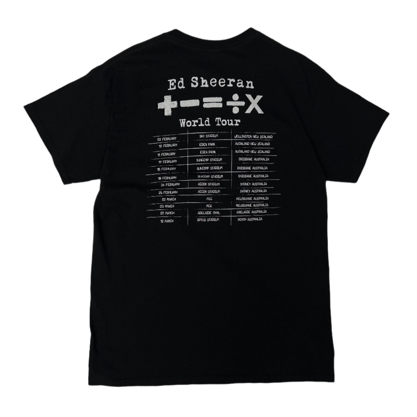 Gildan Ed Sheran tour shirt Medium