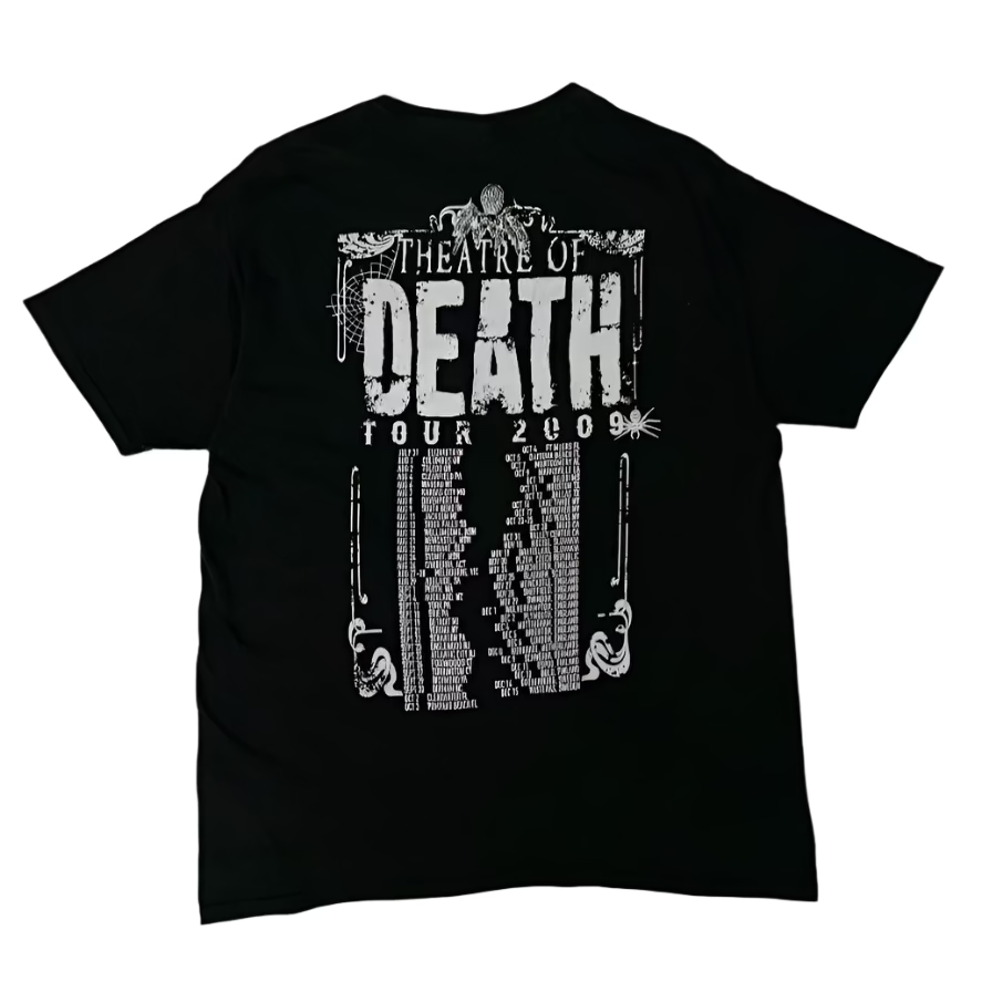 Vintage Alice Cooper Shirt Theatre Of Death World Tour 2009