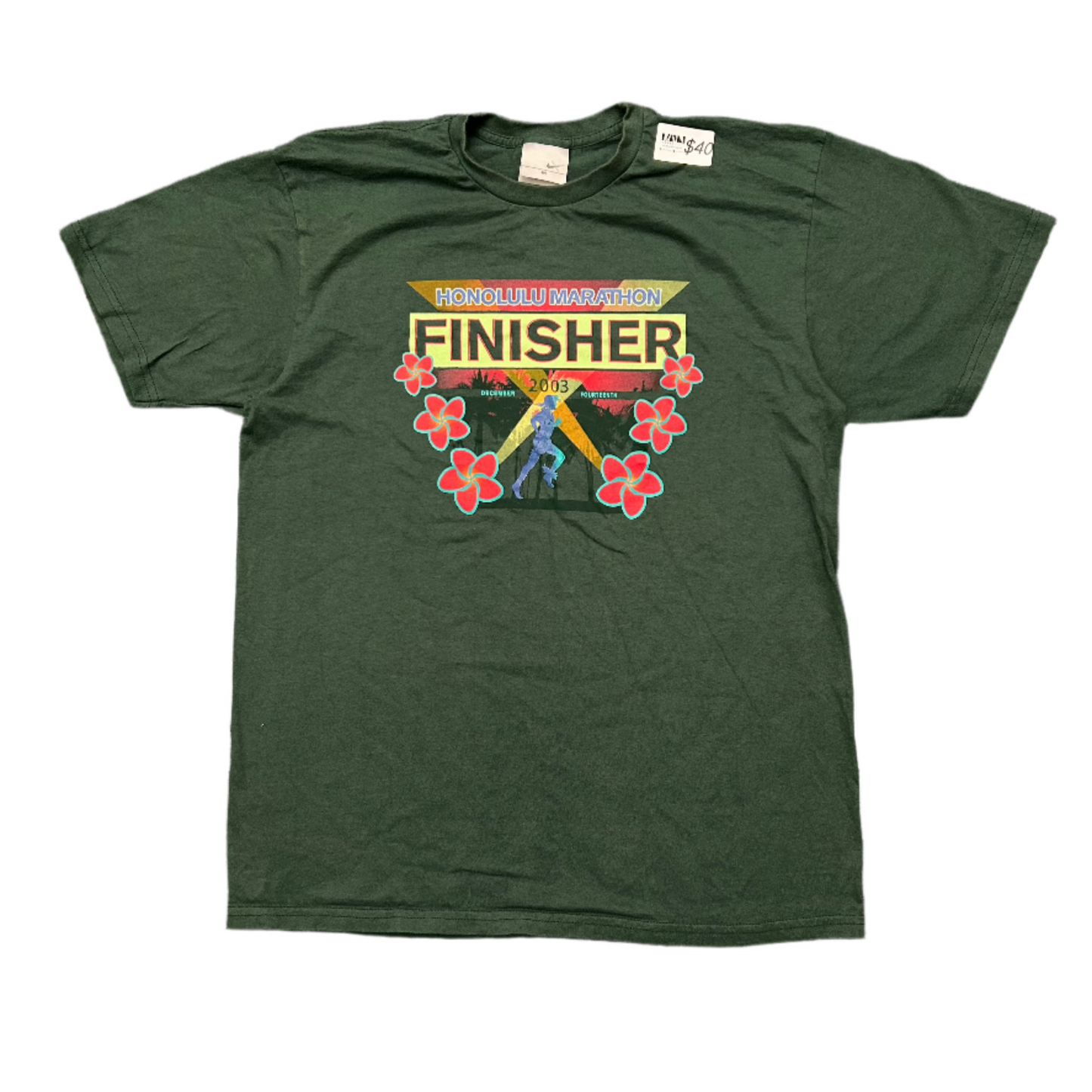 Vintage Nike Hawaii Marathon Tee Medium
