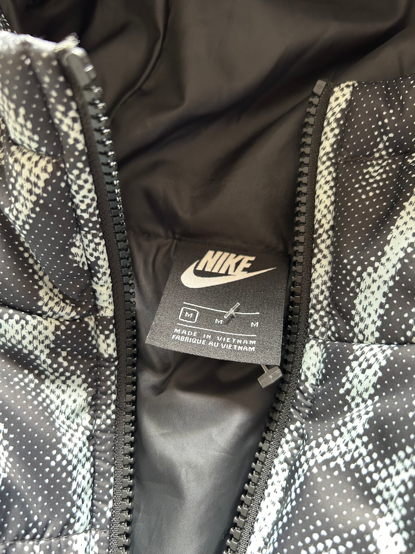 Nike Animal Print Leopard Puffer Jacket Medium