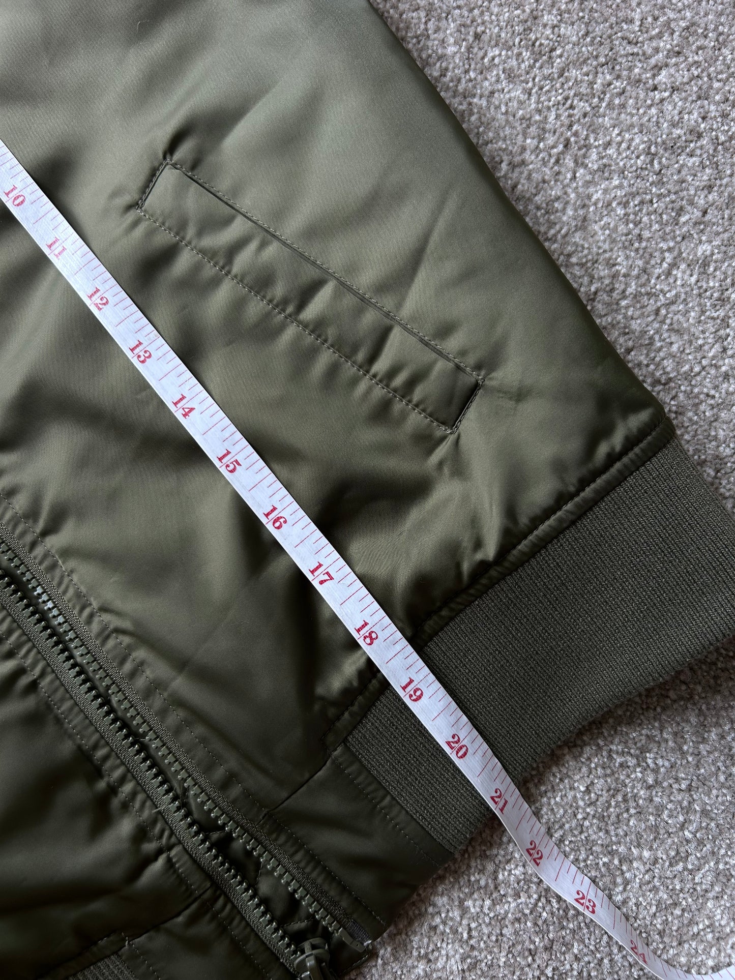 Gap Olive Bomber Jacket size Extra Small