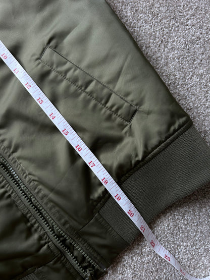 Gap Olive Bomber Jacket size Extra Small