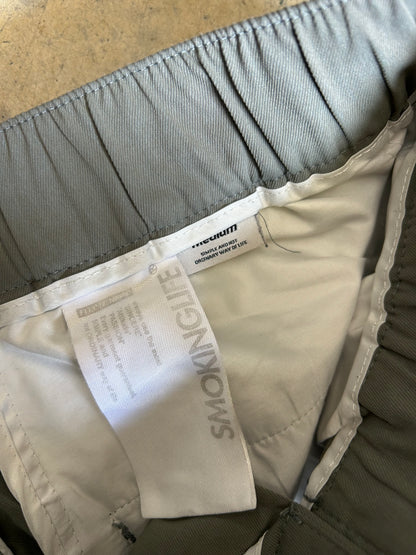 Smoking Life Cargo Pants Nylon Grey size Medium 30