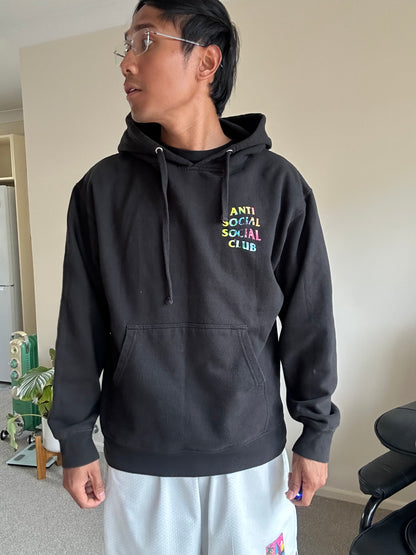Anti Social Social Club "Thai Dye" hoodie, Black Medium