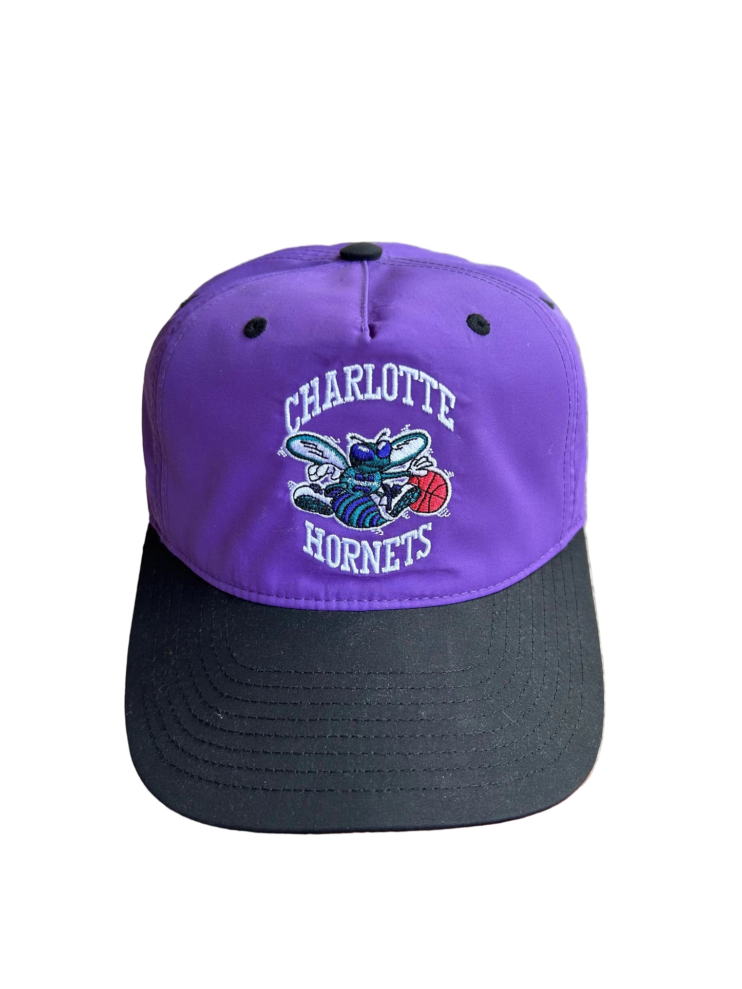 Mitchell & Ness Charlotte Hornets NBA purple and black Snapback Hat