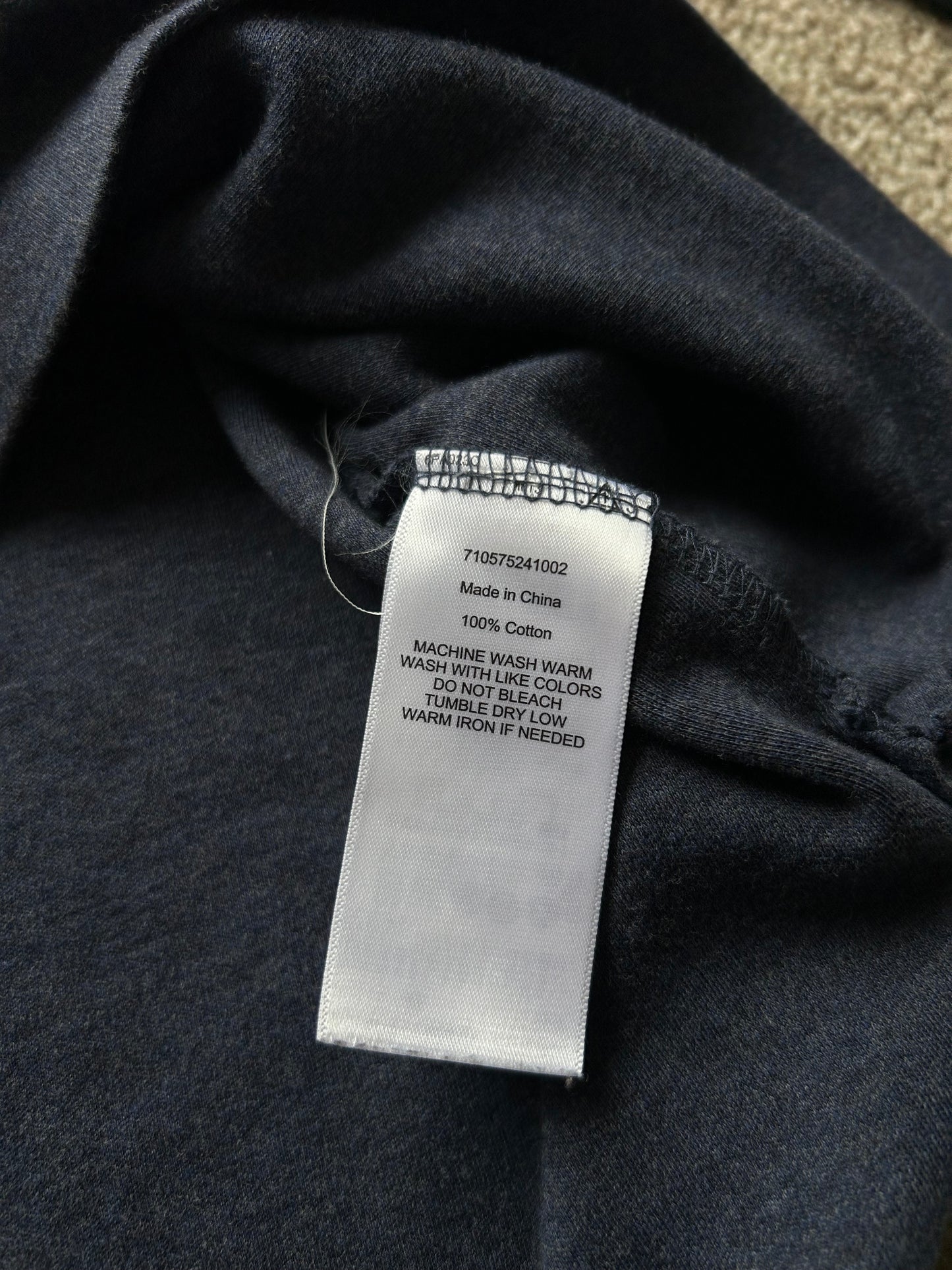 Polo Ralph Lauren long-sleeved polo shirt in Newport Navy cotton mesh fabric Medium