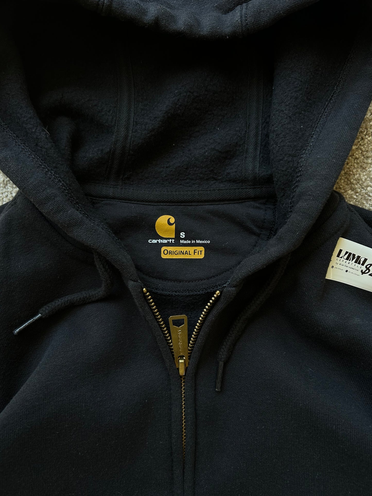 Carhartt Zip Up Hoodie Small K122
