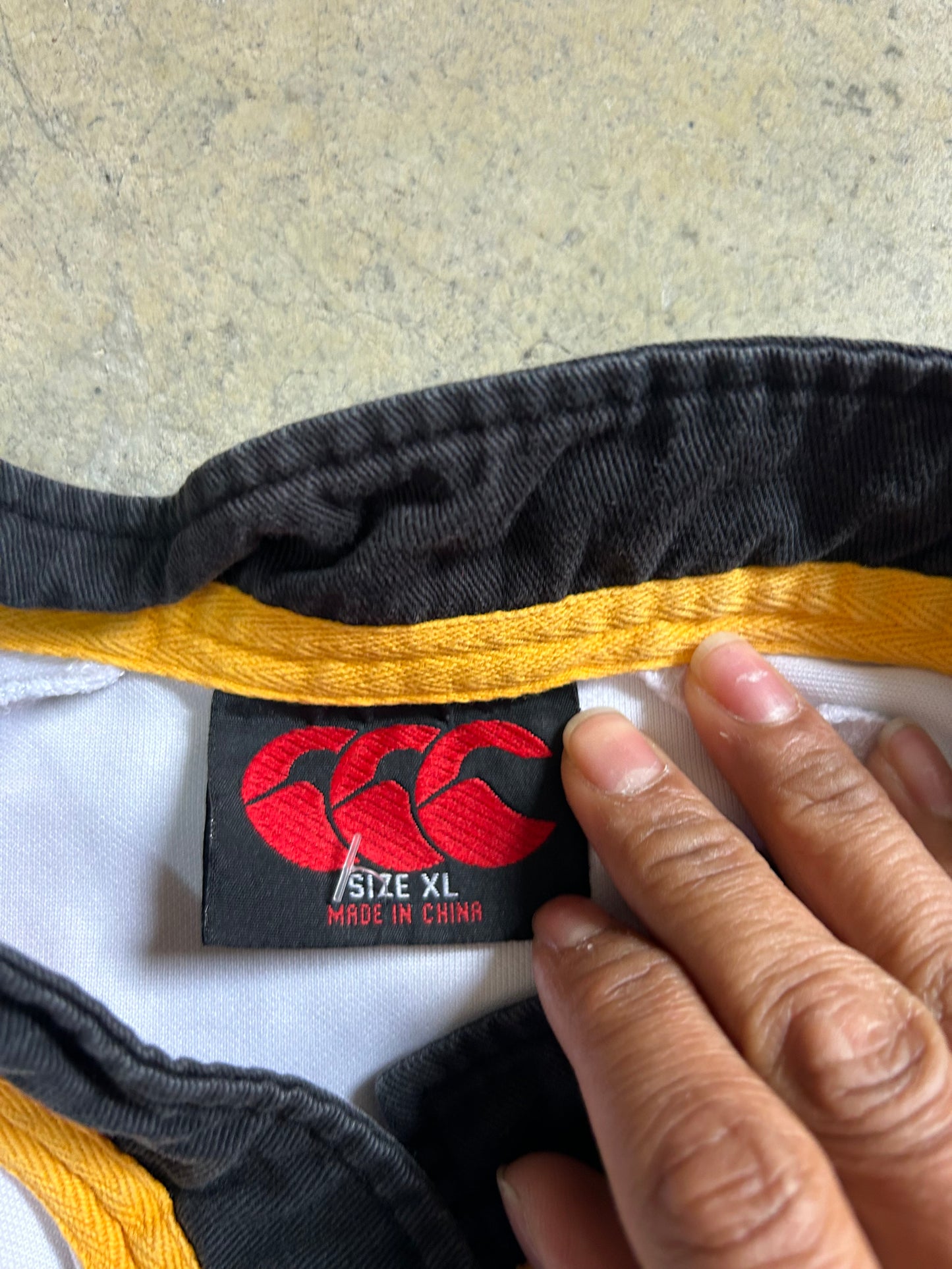 2008 Wellington Player Issue No 5 Rugby Union Shirt Adults XL White