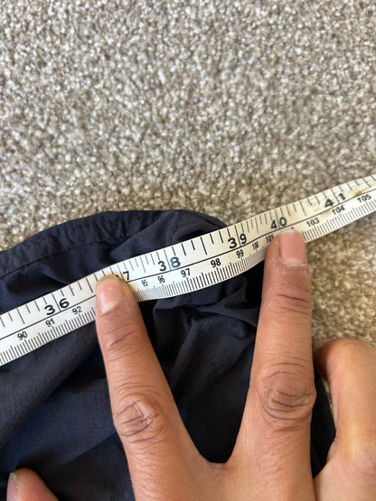 black extended waistband cargo pants in 100% Polyester Smoking Life