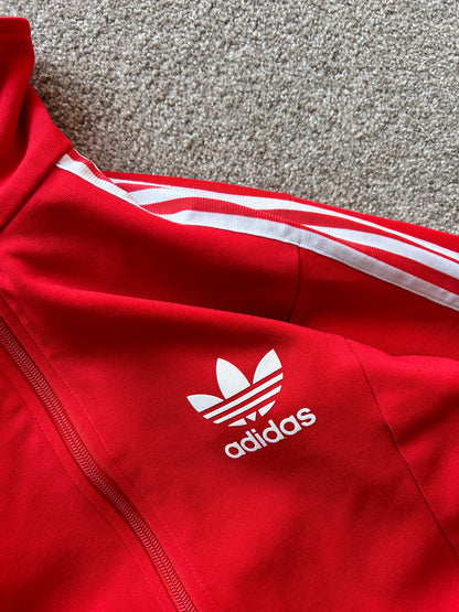 Vintage Adidas Track Jacket Red Small