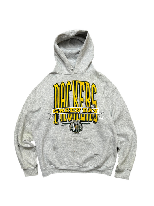Vintage 1996 Tultex Green Bay Packers NFL Hoodie Size Large