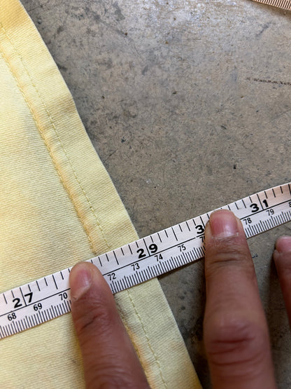yellow Stussy Stock Link T-shirt Medium With Minimal Stains
