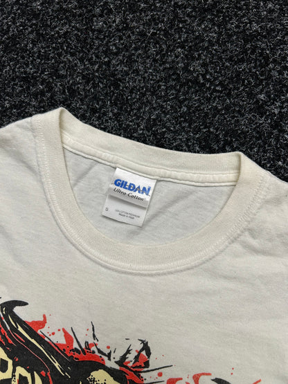 Hell Tee Small White Big Toon Print