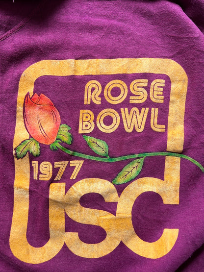 Vintage Rose Bowl USC Sweater Maroon Large