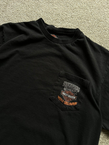 Harley Davidson Pocket Tee Large Black 2012