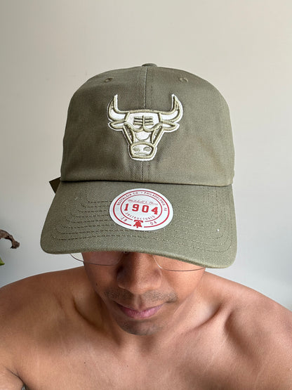 New Era Chicago Bulls 'Tonal Olive' 9FORTY A-Frame Snapback cap