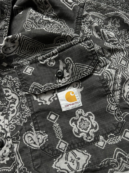 Carhartt WIP LS Verse Shirt I030766 Verse Print/Black Heavy Stone Wash XL