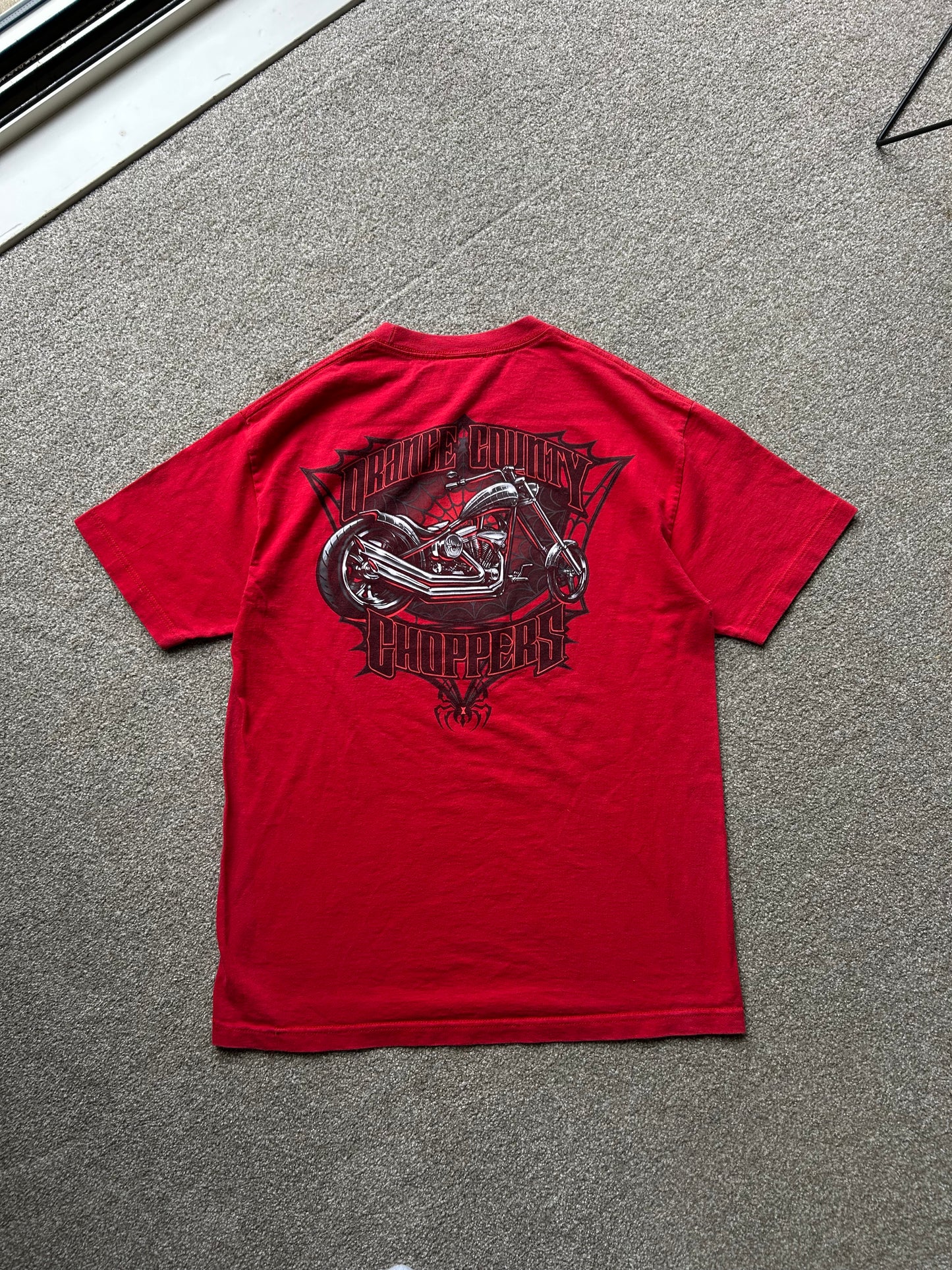 Vintage Orange County Choppers Tee Red 2004 Large