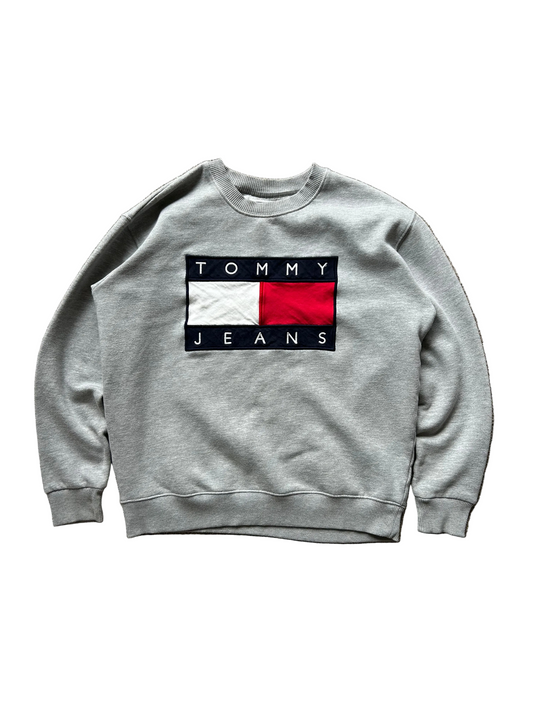 Tommy Jeans Big Logo Sweater Medium Grey