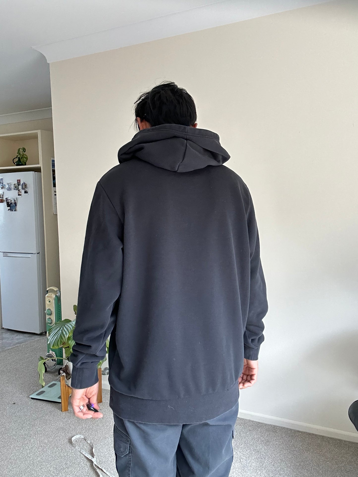 Adidas Essentials Linear Logo Hoodie Large Black