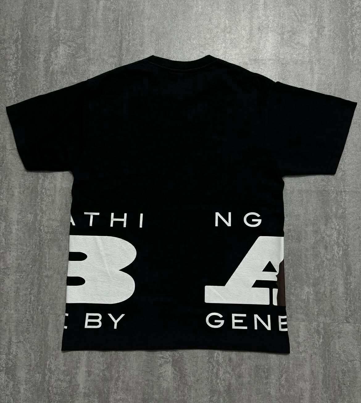BAPE Tee Black Medium Box Logo All Over Print 9/10 Condition