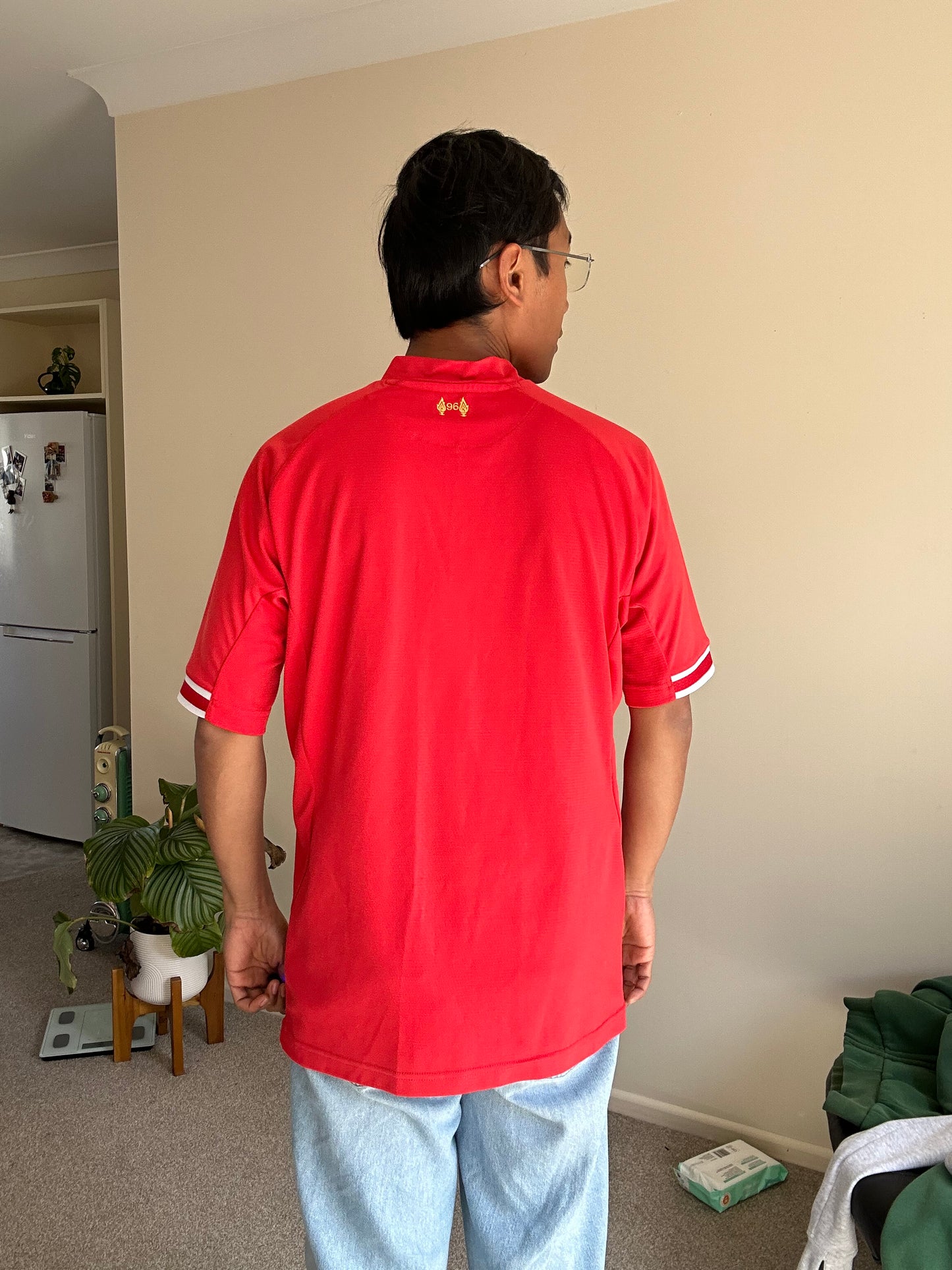 official Warrior Liverpool FC 2013-2014 season home jersey Red Large