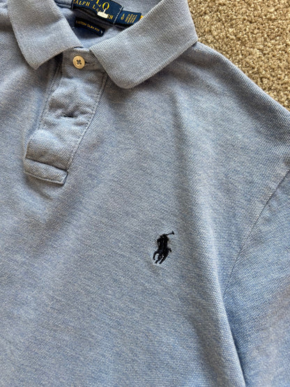 Polo Ralph Lauren
Blue Embroidered Motif Polo Shirt Large