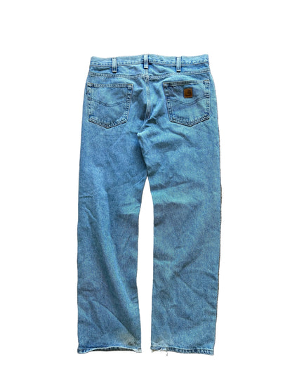 vintage Carhartt blue denim Jeans size 35 B480