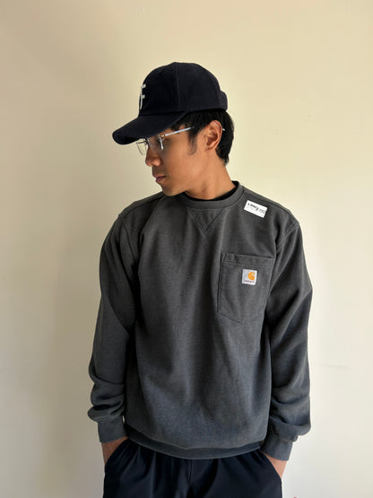 Carhartt Small Grey Pocket Tee Sweater