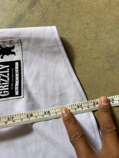 Grizzly Griptape "Grizzly High" baseball jersey White Large
