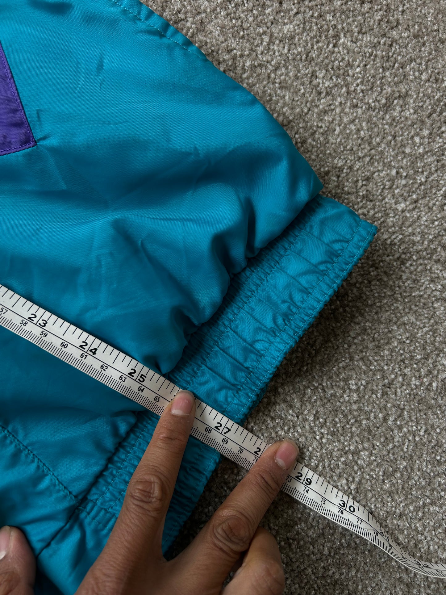 vintage 90s Charlotte Hornets Starter full-zip windbreaker jacket Large Purple