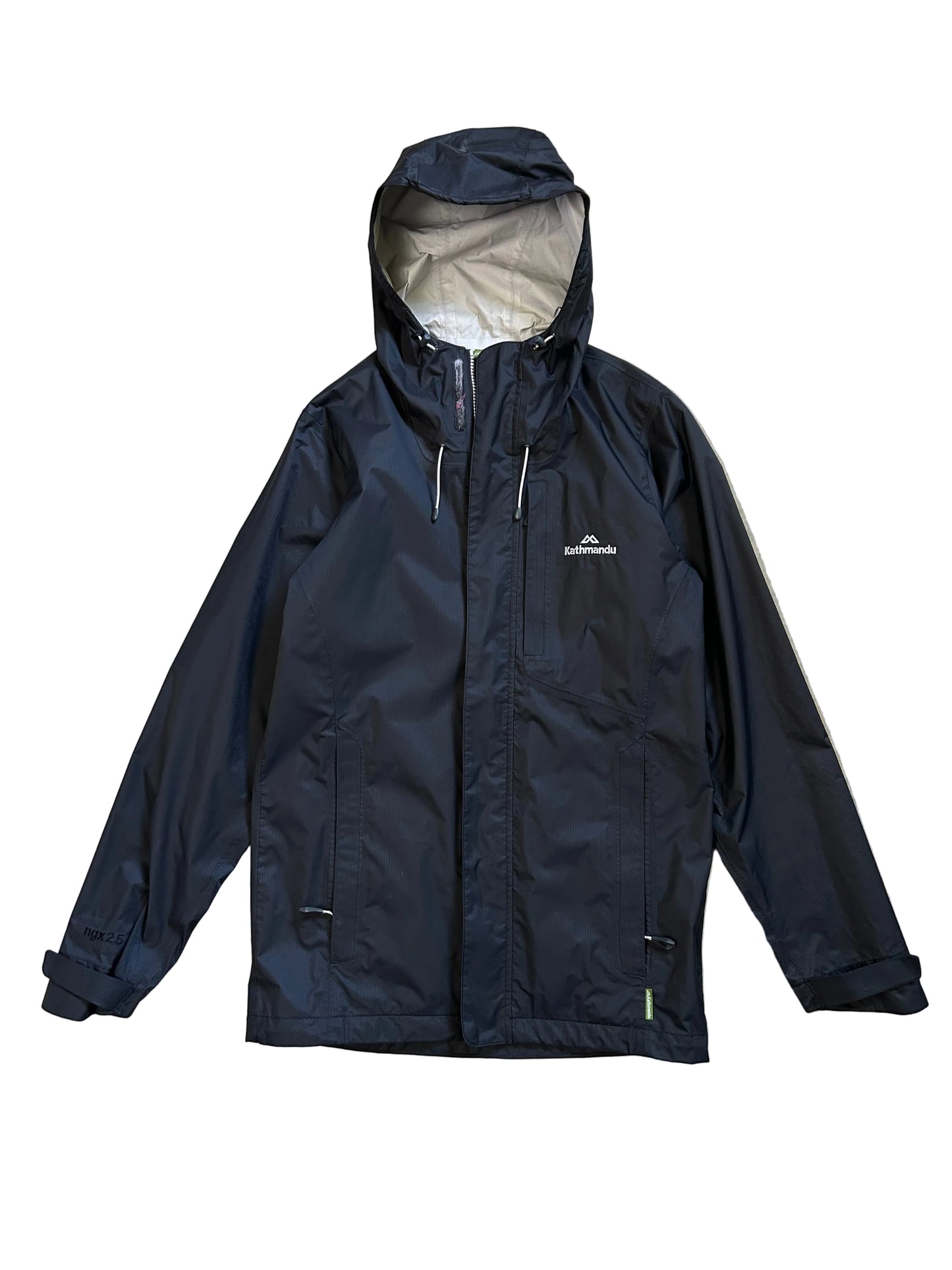 Kathmandu Trailhead Men's NGX Rain Jacket is a durable, waterproof, and highly breathable garment designed for wind and rain Small Black