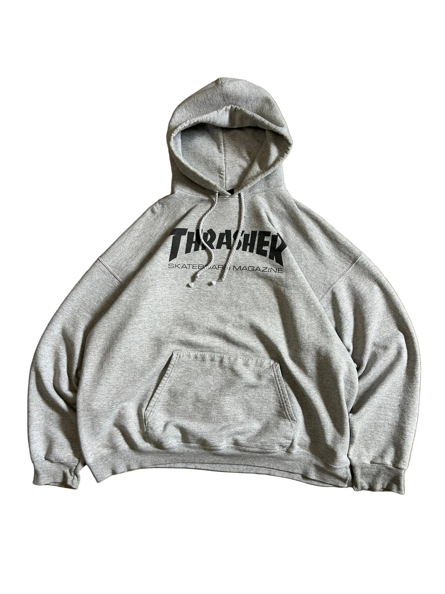 Thrasher Skate Mag Hoodie in a heather grey colorway XL