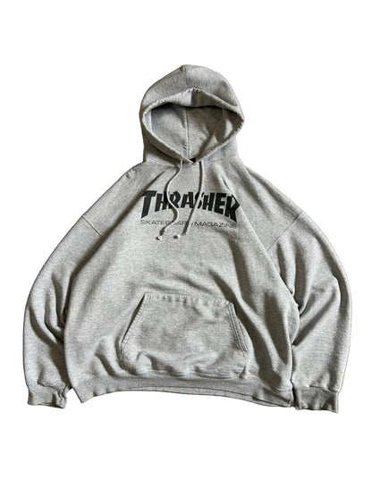 Thrasher Skate Mag Hoodie in a heather grey colorway XL