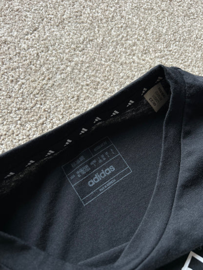 Adidas Essential Big Logo Tee Black Large