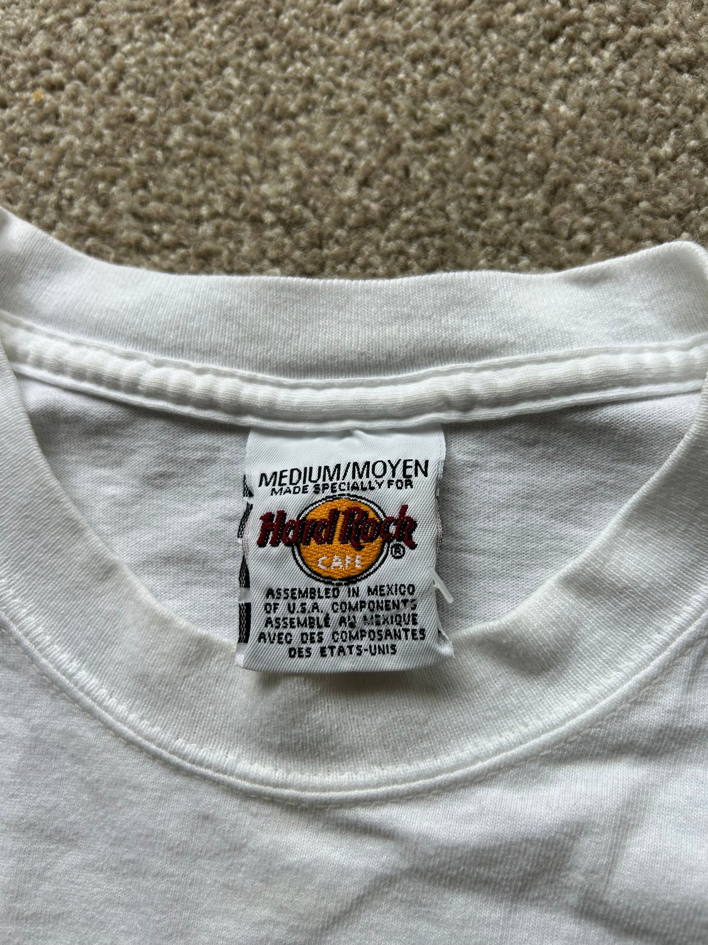 vintage Hard Rock Cafe New York t-shirt White Medium