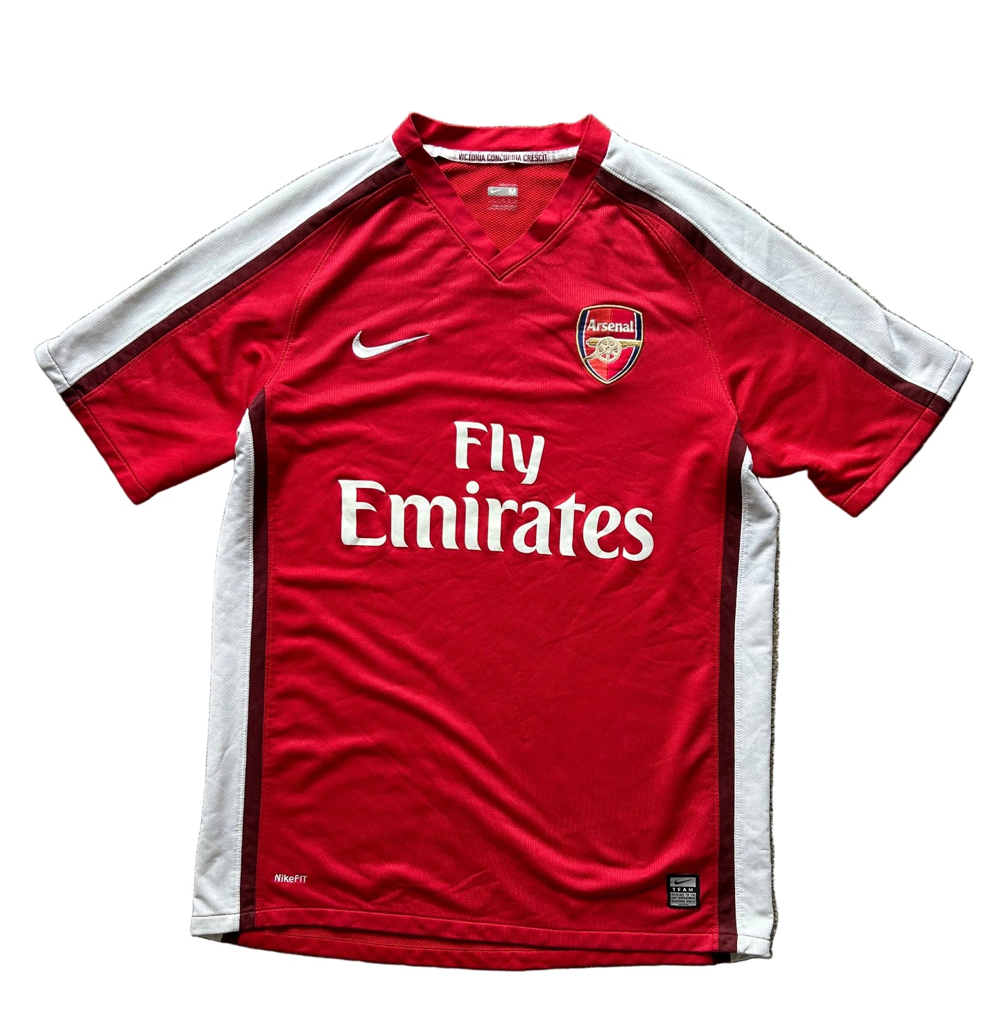 Nike 2008-10 Arsenal F.C. home football shirt Red Medium