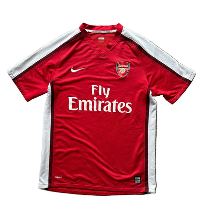 Nike 2008-10 Arsenal F.C. home football shirt Red Medium