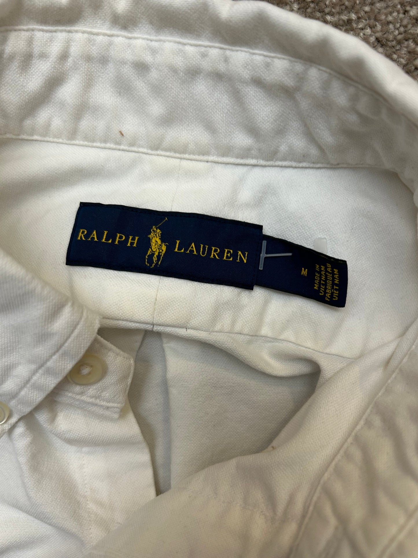 RALPH LAUREN 
Slim-Fit Cotton Oxford Shirt Medium