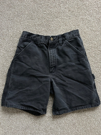 Carhartt B25 Black Shorts size 29 Above the Knee Altered