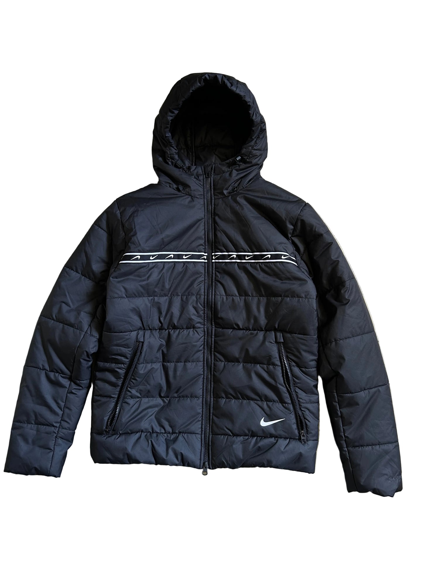 Nike Sportswear Men's Repeat Synthetic-Fill Jacket Therma Fir Medium Black