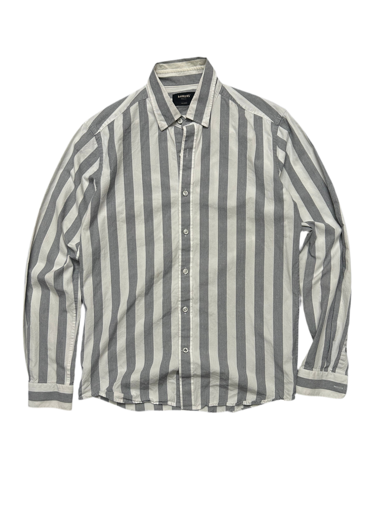Barkers Stripe Polo Small Tailored Fit