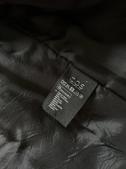 Cos Wool Jacket Coat Purple Medium