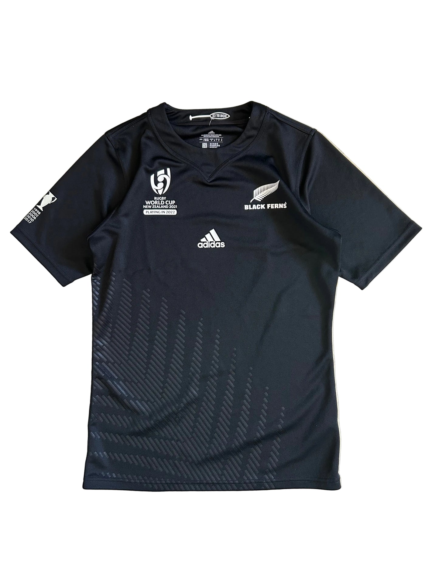 adidas Black Ferns Rugby World Cup 2021 Home Jersey Large