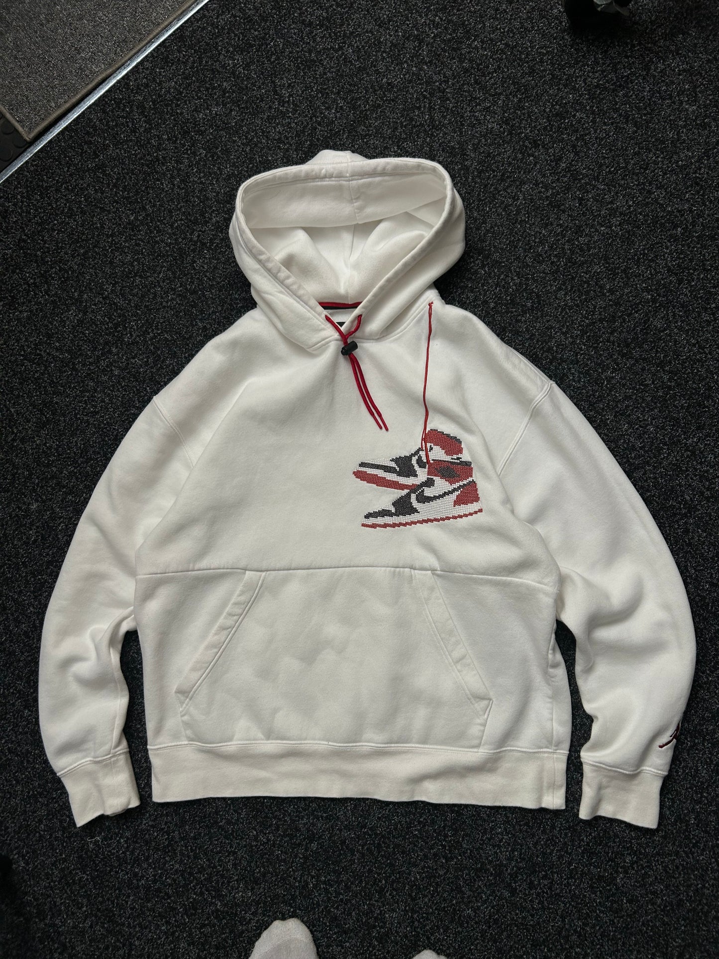 JORDAN JUMPMAN HOLIDAY HOODIE XL White