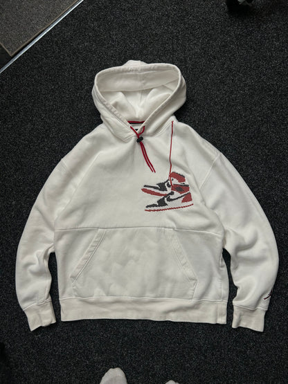 JORDAN JUMPMAN HOLIDAY HOODIE XL White