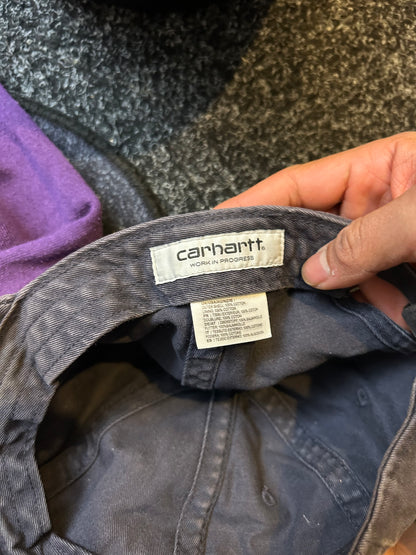 CARHARTT WIP MADISON LOGO CAP,Dark Navy & Icy Water
