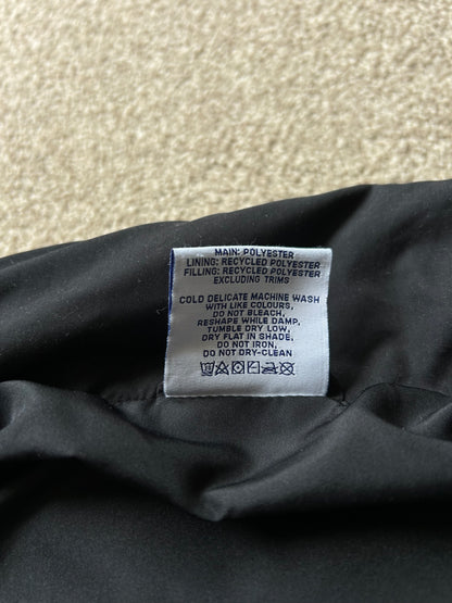 Champion Rochester Puffer Vest in black polyester Detachable Hood Medium