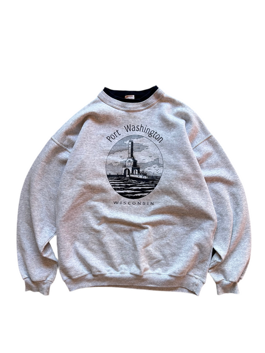 Port Washington Art Sweater Grey Large
