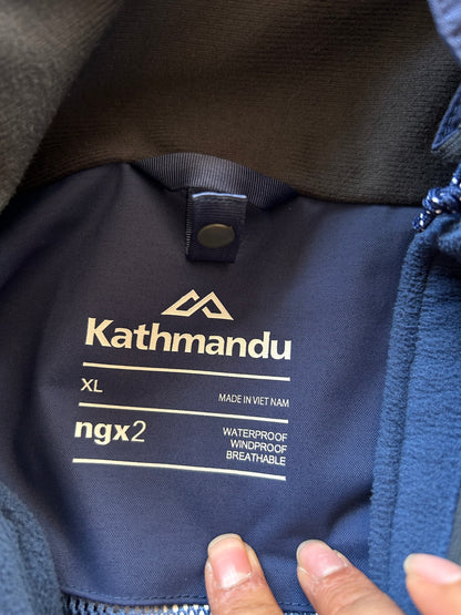 Kathmandu Men's Andulo 2-layer Rain Jacket Navy XL